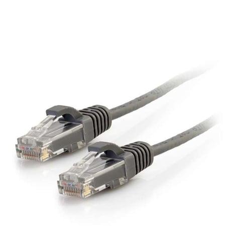 7 Ft. Cat6 Snagless Unshielded UTP Slim Ethernet Network Patch Cable, Gray